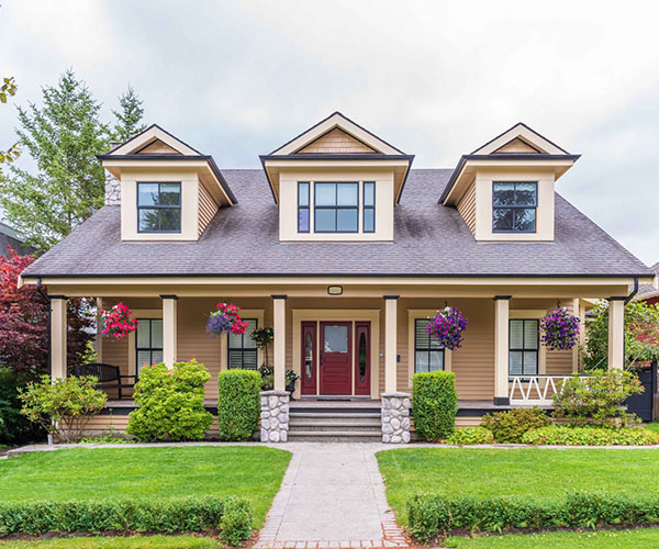 Front View Of A House. Welcome To AJC and Son Construction!